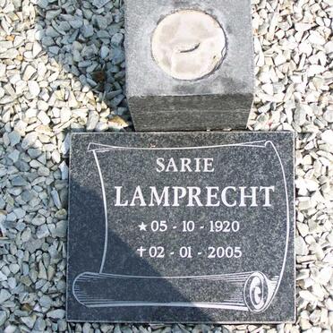 LAMPRECHT Sarie 1920-2005
