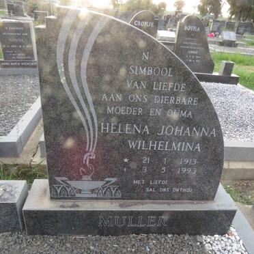 MULLER Helena Johanna Wilhelmina 1913-1993