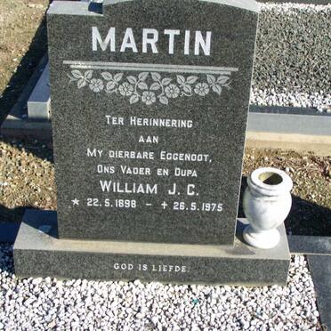 MARTIN William J.C. 1898-1975