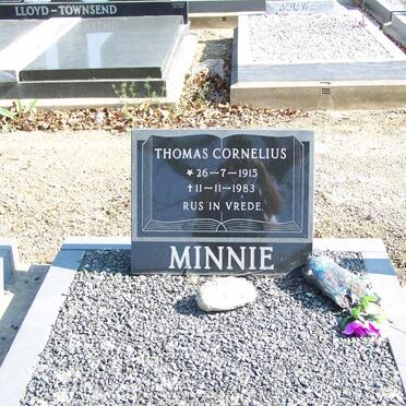 MINNIE Thomas Cornelius 1915-1983