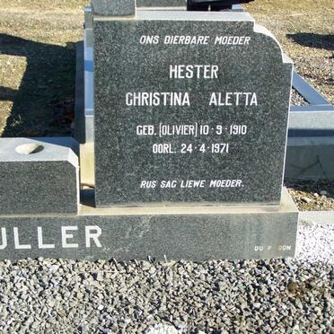 MULLER Theunis Johannes 1893-1971 &amp; Hester Christina Aletta OLIVIER 1910-1971 _2