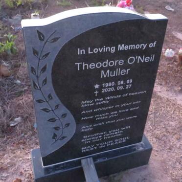 MULLER Theodore O'Neil 1980-2020