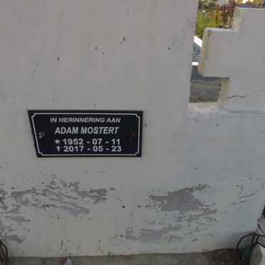 MOSTERT Adam 1952-2017