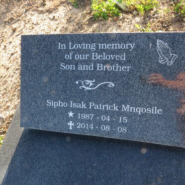 MNQOSILE Sipho Isak Patrick 1987-2014