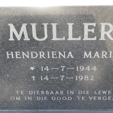 MULLER Hendriena Maria 1944-1982