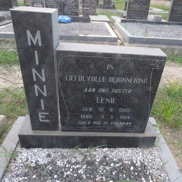 MINNIE Lenie 1903-1974
