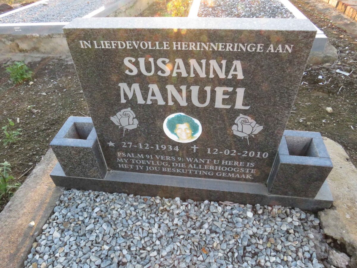 MANUEL Susanna 1934-2010