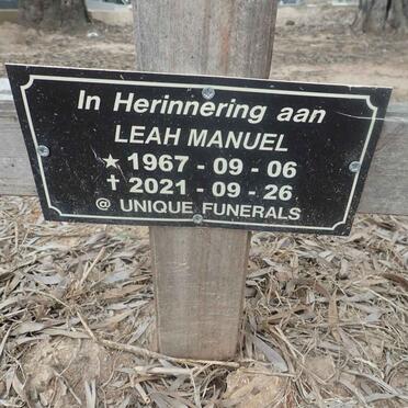 MANUEL Leah 1967-2021