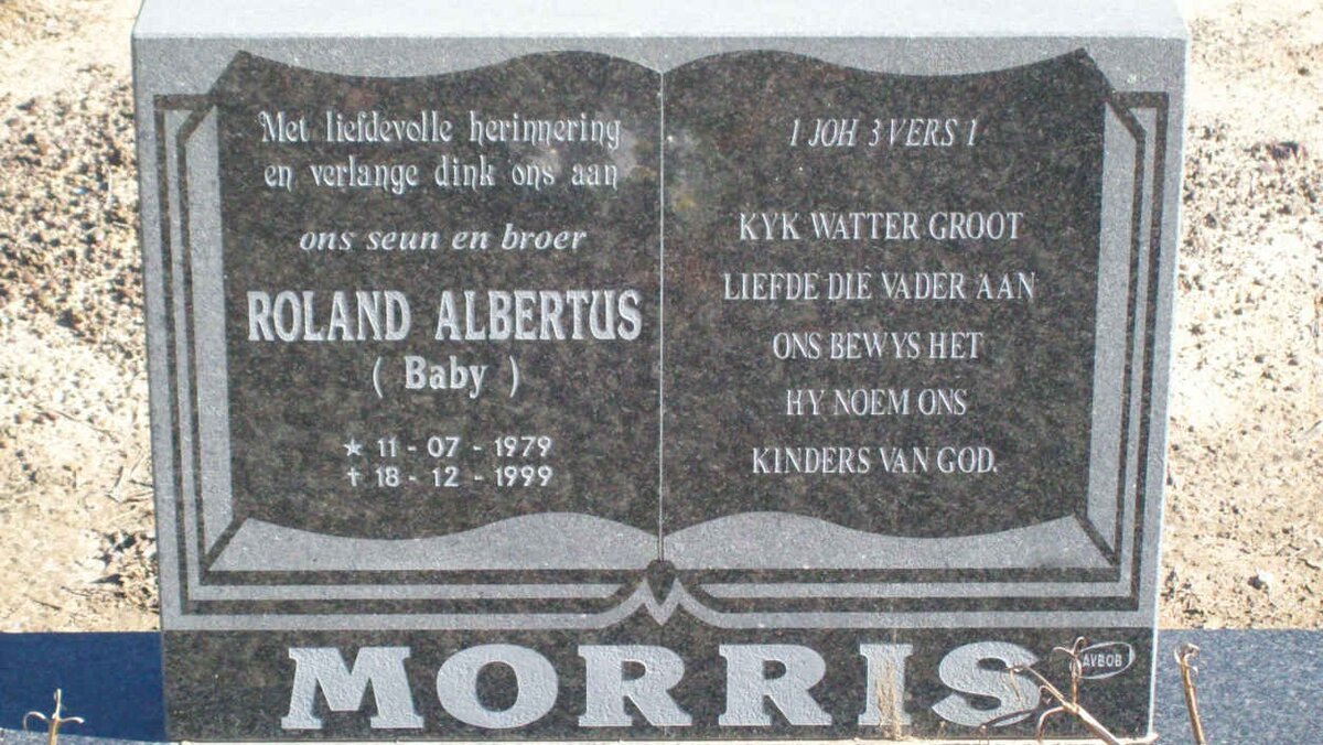 MORRIS Roland Albertus 1979-1999