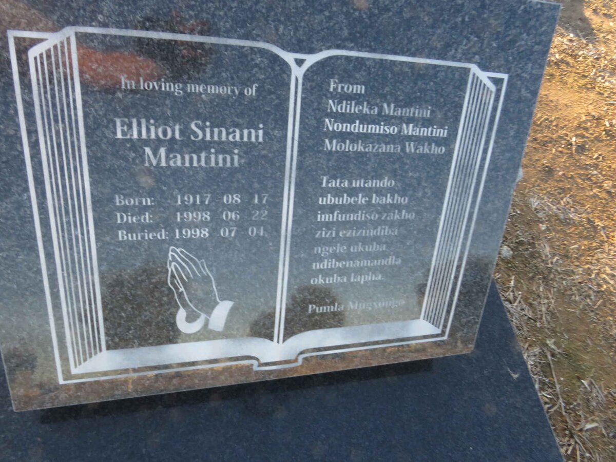 MANTINI Elliot Sinani 1917-1998