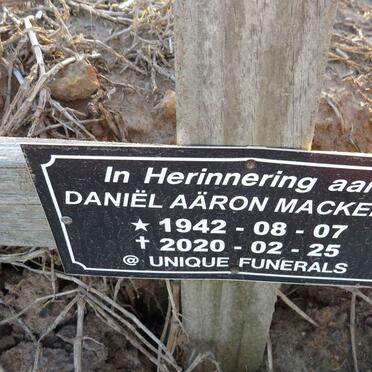 MACKELLY Daniel Aaron 1942-2020