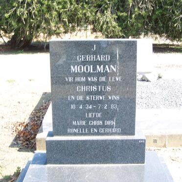 MOOLMAN J. Gerhard 1934-1983