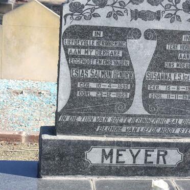 MEYER Esias Salmon Hendrik 1895-1959 &amp; Susanna E.S. GERICKE 1904-1987