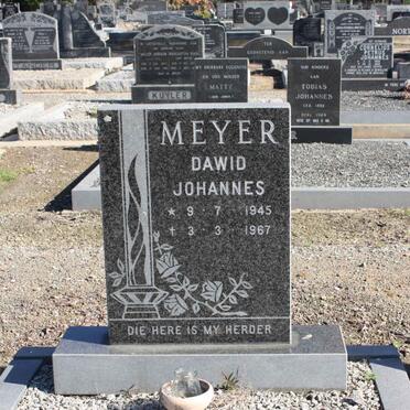 MEYER Dawid Johannes 1945-1967