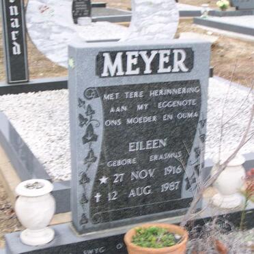 MEYER Eileen nee ERASMUS 1916-1987
