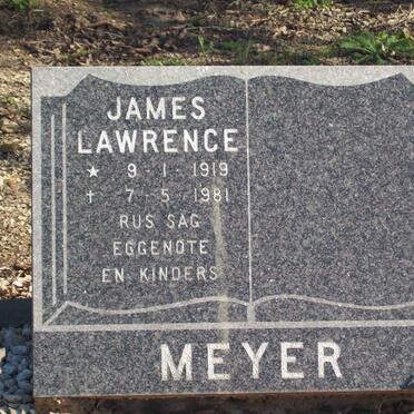 MEYER James Lawrence 1919-1981