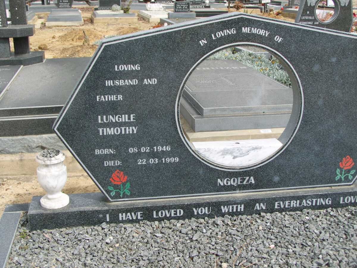 NGQEZA Lungile Timothy 1946-1999