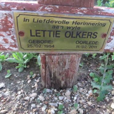 OLKERS Lettie 1954-2011