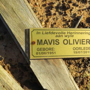 OLIVIER Mavis 1951-2015