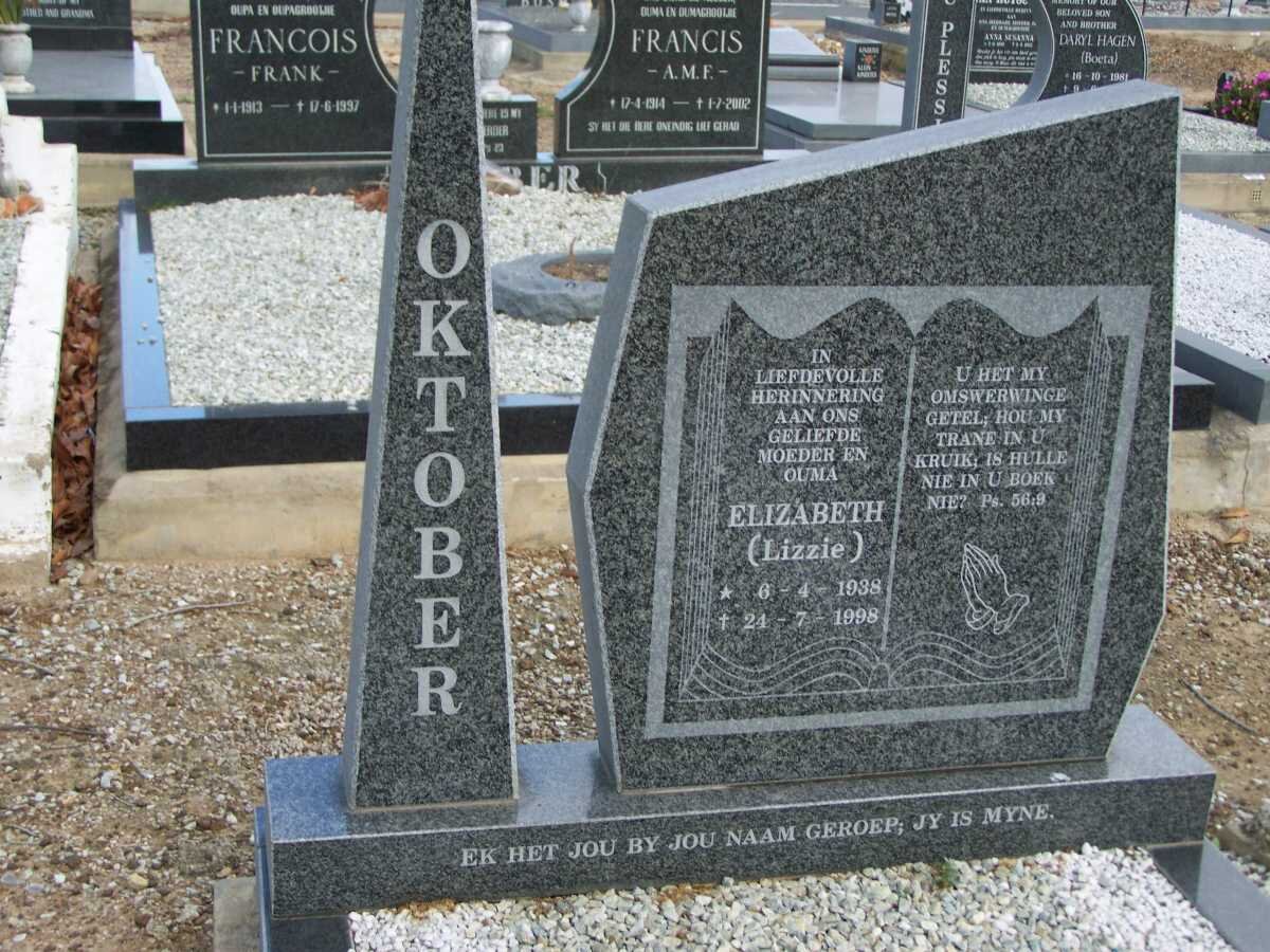 OKTOBER Elizabeth 1938-1998