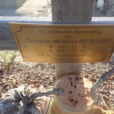 PLESSIS Zacharias Marthinus, du 1981-2021