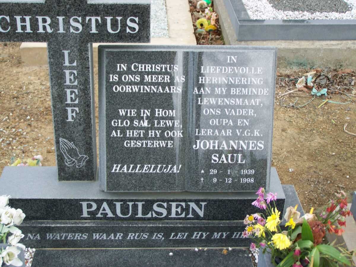 PAULSEN Johannes Saul 1939-1998