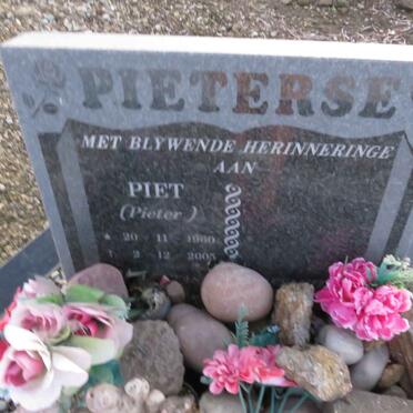 PIETERSE Pieter 1960-2005