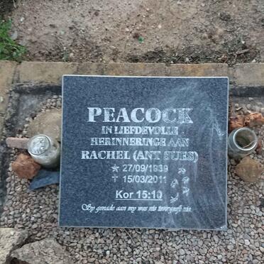 PEACOCK Rachel 1939-2011