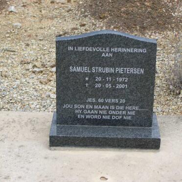 PIETERSEN Samuel Strubin 1972-2001