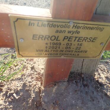 PETERSE Errol 1969-2021
