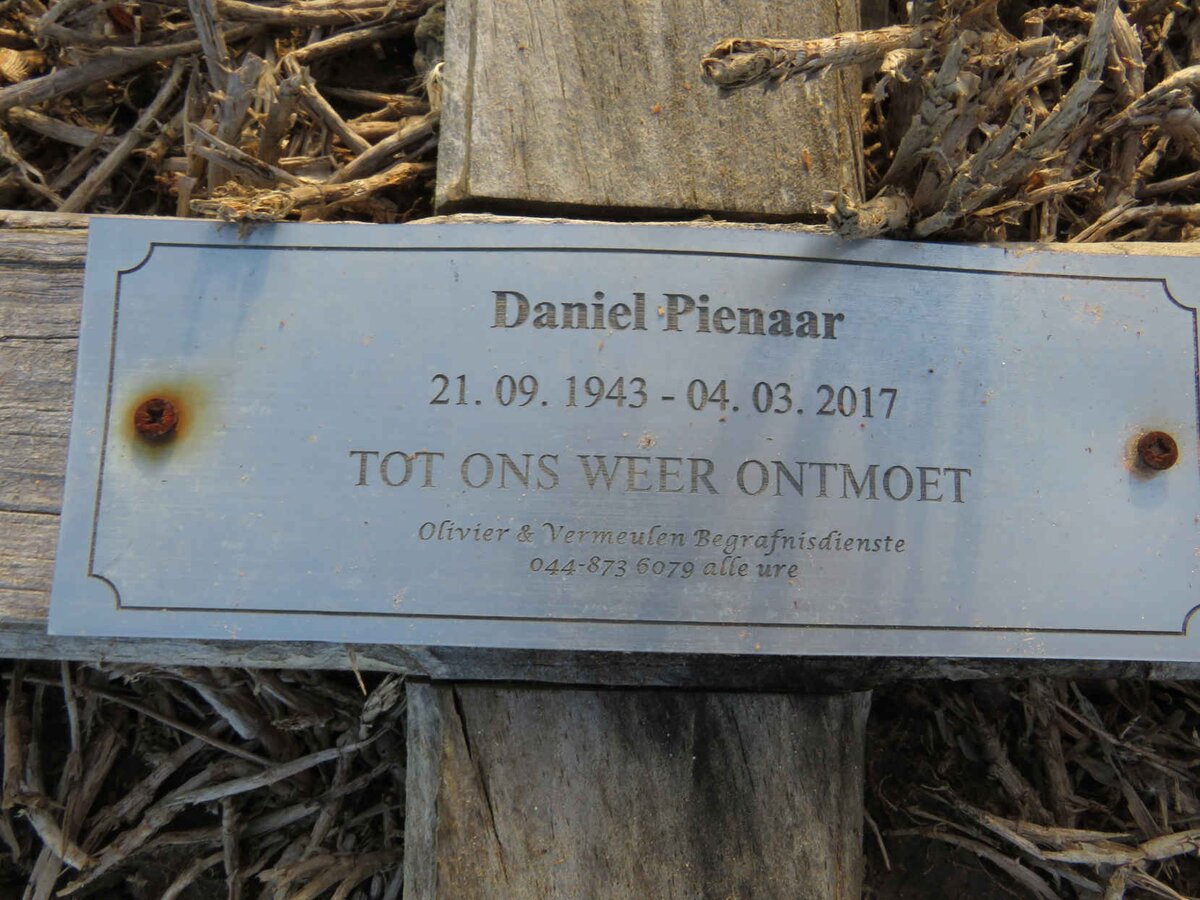 PIENAAR Daniel 1943-2017