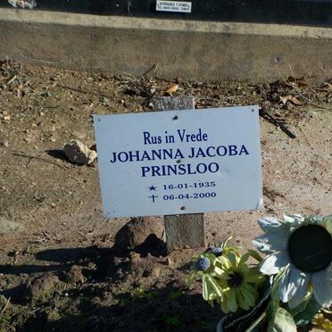 PRINSLOO Johanna Jacoba 1935-2000