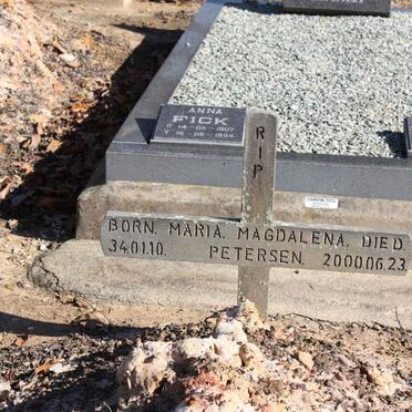 PETERSEN Maria Magdalena 1934-2000