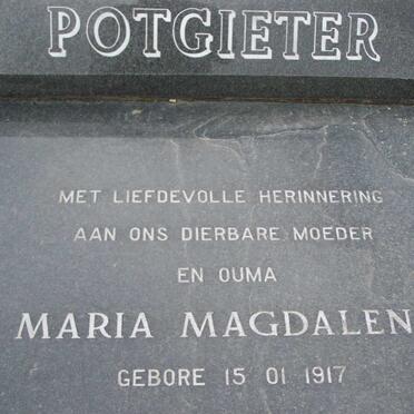 POTGIETER Maria Magdalena 1917-2003