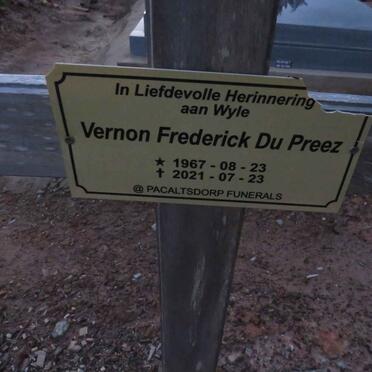 PREEZ Vernon Frederick, du 1967-2021