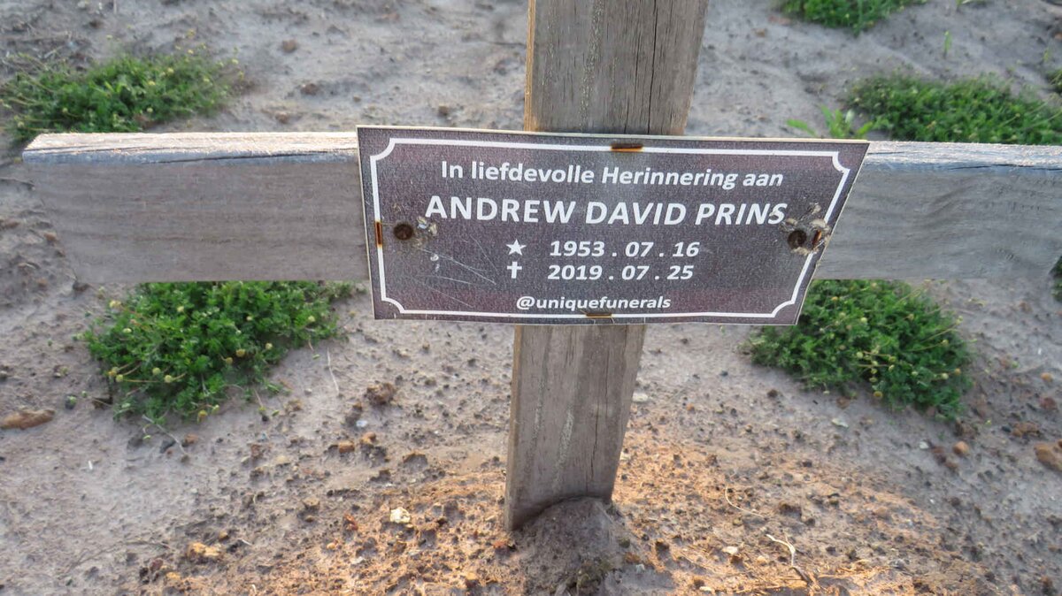 PRINS Andrew David 1953-2019