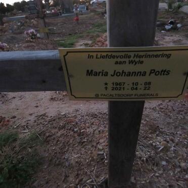 POTTS Maria Johanna 1967-2021