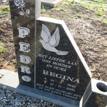 PEDRO Regina 1926-2003