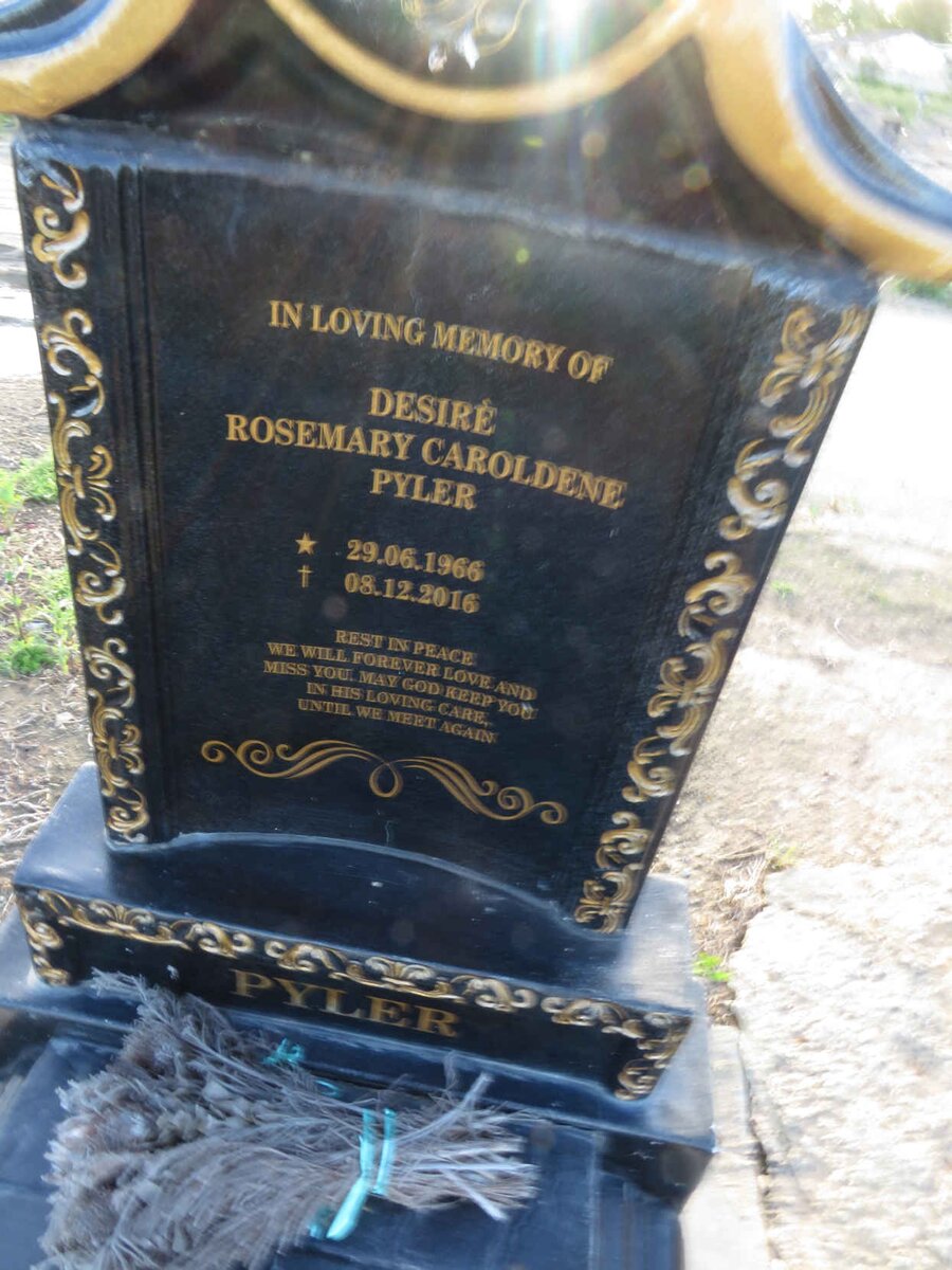 PYLER Desire Rosemary Caroldene 1966-2016