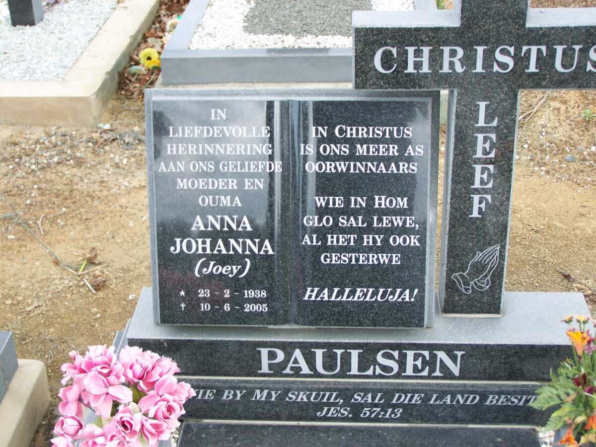 PAULSEN Anna Johanna 1938-2005