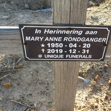 RONDGANGER Mary Anne 1950-2019