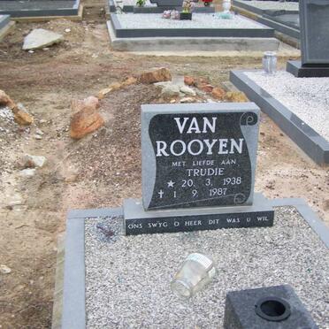 ROOYEN Trudie, van 1938-1987