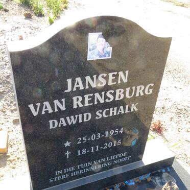 RENSBURG Dawid Schalk, Jansen van 1954-2016