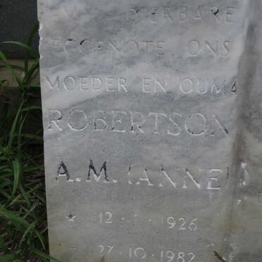 ROBERTSON E.F. 1925-1984 & A.M. 1926-1982 _3