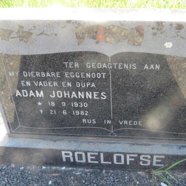 ROELOFSE Adam Johannes 1930-1982