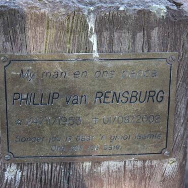 RENSBURG Phillip, van 1953-2002