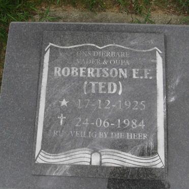 ROBERTSON E.F. 1925-1984 & A.M. 1926-1982 _1