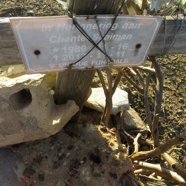 SAAIMAN Chantel 1989-2017