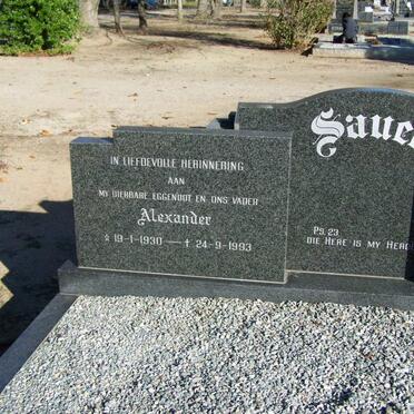 SAUER  Alexander 1930-1993