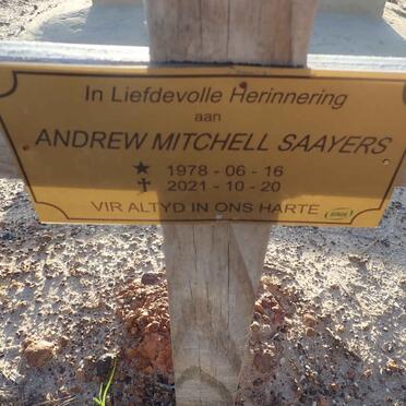SAAYERS Andrew Mitchell 1978-2021